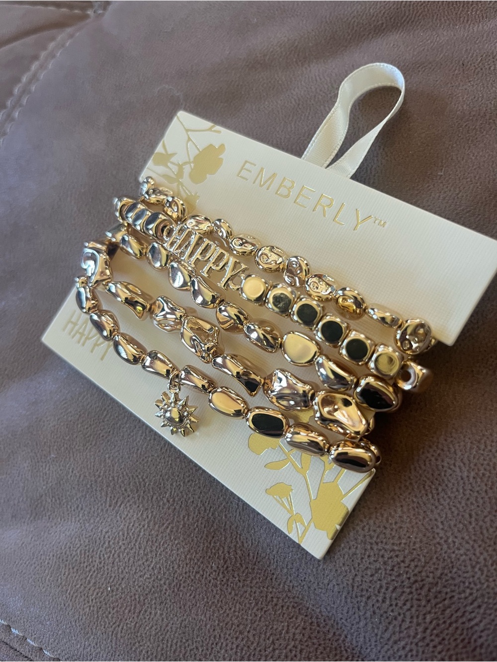 Emberly Gold-Tone Multi-Bracelet Set